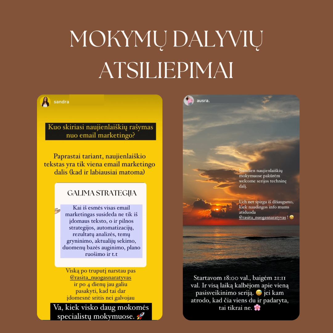 5 sav. praktiniai email marketingo mokymai - Image 2