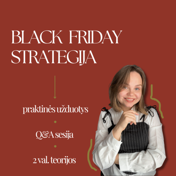 BF email marketingo strategija